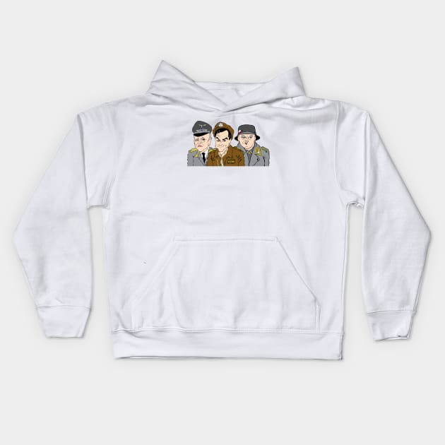 WWII SITCOM FAN ART!! Kids Hoodie by cartoonistguy